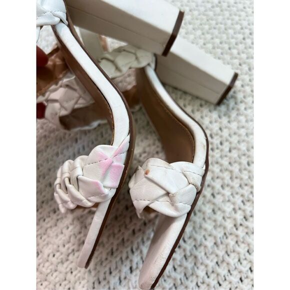 Charlotte Russe womens white heels size 9 trendy heels summer shoe - Picture 8 of 8